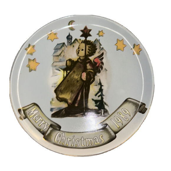 MJ Hummel Goebel 1989 Christmas Decorative Plate 7 1/2'' - Picture 1 of 2